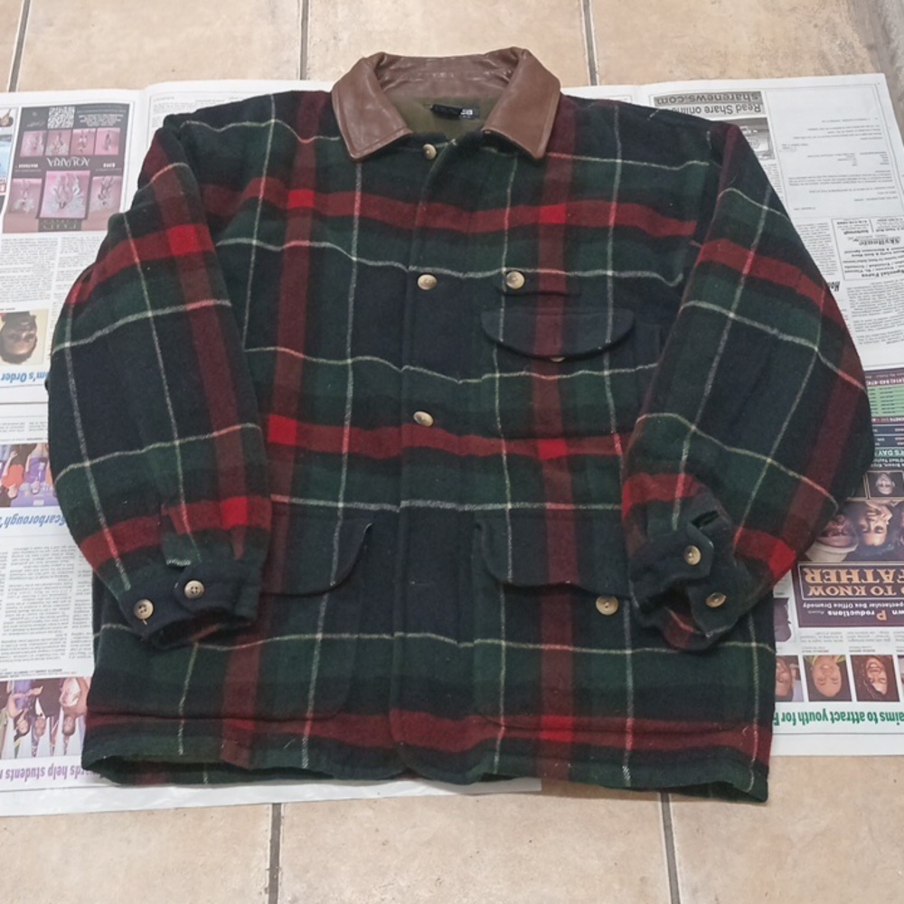 Mens Nautica Checkered Jacket L.